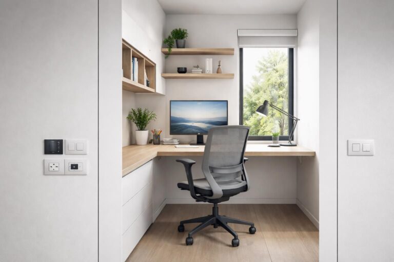 découvrez comment aménager un espace coworking à domicile en utilisant des cloisons placo pour un confort optimal et un câblage domotique legrand pour une gestion intelligente et connectée.